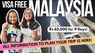 MALAYSIA TRIP FROM INDIA on a BUDGET in 2024 How to Plan a Family Trip? Travel Tip Itinerary Visa