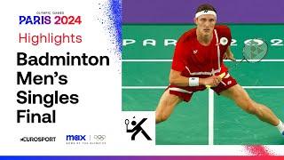 AMAZING MATCH   Badminton Mens Singles Final  #Paris2024 #Olympics