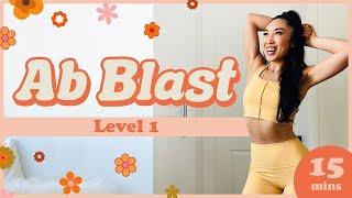 Ab Blast  BEGINNER PILATES ABS WORKOUT