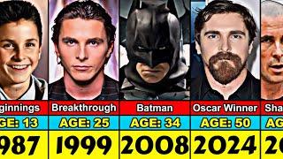 Christian Bale Transformation From 10 to 50 Year Old