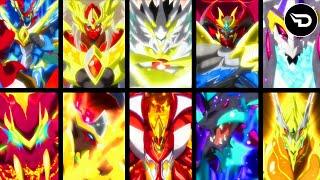 BEYBLADE BURST DYNAMITE BATTLE • ALL DB BEYBLADE AVATARS AND SPECIAL MOVES