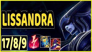 LISSANDRA VS AURELION SOL - 1789 KDA MID GAMEPLAY EMERALD IV