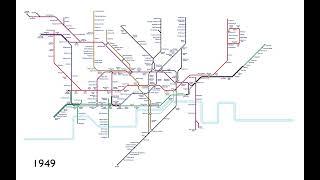 Evolution of the Underground map from the Metropolitan Railway to the Elizabeth line