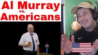 American Reacts Al Murray vs Americans Funny