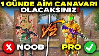 BU TAKTİKLERLE AİM CANAVARI OLACAKSINIZ 1 GÜNDE AİM CANAVARI OLUN PUBG Mobile