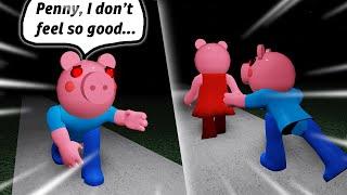 ROBLOX PIGGY GEORGE PIGGY TURNS INFECTED?  DISTORTED MEMORY PART 2