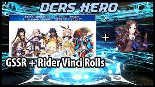 FGONA 5th Anniversary GSSR + Rider Vinci Alt Account rollssummons