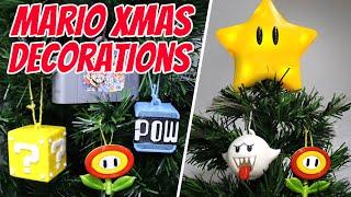 Super Mario Christmas Tree Decorations 3D Printed