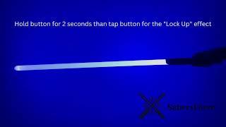 SabersForce Baselit lightsaber demonstration