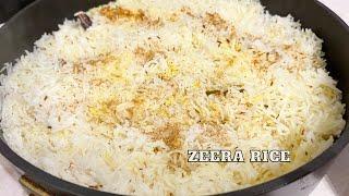 Zeera Rice Recipe  Quick & Easy Cumin Spiced Rice  Jeera Pilau