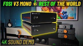 SUPERTEST - NEW FOSI V3 MONO vs V3 & ZA3 & 5000$ & 9000$ Amps