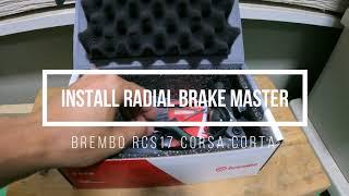 R1200GS installing Brembo radial master cylinder