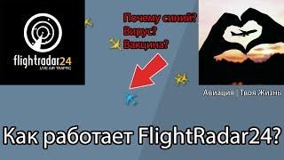 Как работает сайт FlightRadar24? Что означают синие самолеты? Заговор Вирус? +Специальный гость