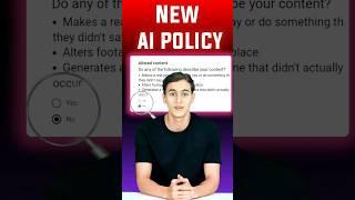 New Ai Policy  What is altered or synthetic content