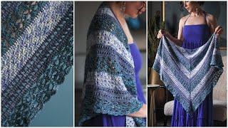 Easy Step-by-Step Instructions Crochet 3 Special Stitches in the Breathtaking Chione Shawl