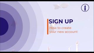 SIGN UP  How to create a new account or register in LMS