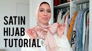 How To Wear Satin Hijabs