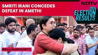 Amethi Election Result  Smriti Irani Concedes Defeat In Amethi By Congress’ Kishori Lal Sharma