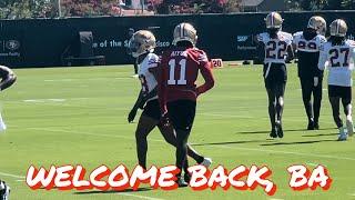 Brandon Aiyuk Returns to the 49ers Practice Field