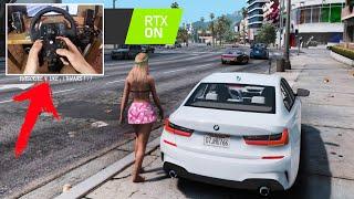 BMW M3 2020 - GTA V  Logitech G29  BEST GRAPHIC MOD  RTX