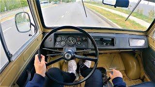 OLD SOVIET SUV - POV Test Drive 1990 LUAZ 969