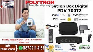 Cari SetTop Box JABODETABEK  STB POLYTRON PDV 700T2 Kualitas Gak Main-Main Dari Polytron