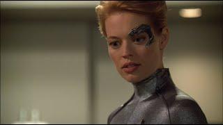 Seven of Nine in HD  Video Enhance AI  Star Trek Voyager - Day of Honor