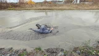 Fully clothed mudding