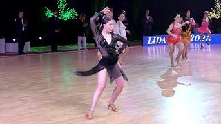 Jive  Solo Lady Latina D 12 -- Lida Open 2023 sport sport ballroom dancing