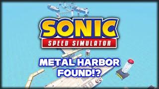 Metal Harbor is COMING to Sonic Speed Simulator? Roblox