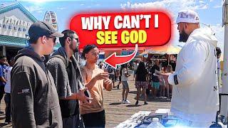 Short Christian Tries To Troll The Giant Muslim & Instantly Regrets It