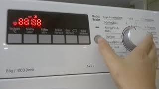Bosch serie4 çamaşır makinesi resetleme