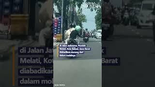 Viral Oknum TNI Tendang Ibu Pengendara Motor di Bekasi