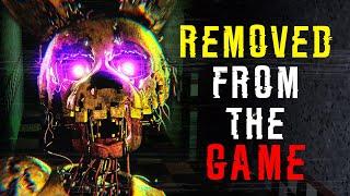 Horrifying Removed Five Nights at Freddys Content ALL GAMES