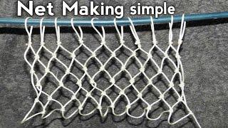 how to make a net  Diy Simple Net  net making 