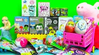 21+ MEGA SURPRISE Unboxing MLP Shopkins BFFs Minecraft Frozen