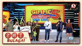 EAT BULAGA  Pine Sanchez at Arellano Families sa Wild Card Edition ng Gimme 5