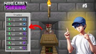 Building the ULTIMATE TRADING HALL in Minecraft Survival   Epic Villager Trading Setup