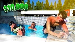 Last To Leave Hot Tub Wins $10000 - Challenge