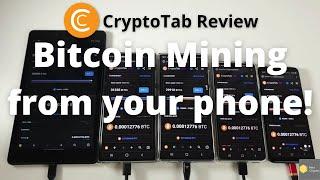 CryptoTab Browser Mining Review - Mine Bitcoin from your Phone or PC