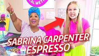 Little Girl LOSES IT on SABRINA CARPENTER ESPRESSO Run wVocal coach