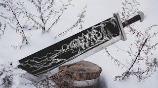 The sword Russian  picture painted by welding