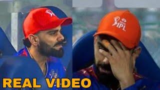 Emotional virat kohli started crying after RCB lost match vs srh and lost 5 continuously games