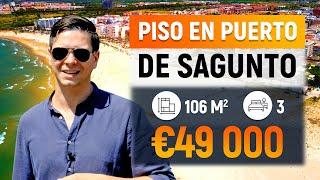 PISO EN PUERTO DE SAGUNTO – 49 000 €  Zona Centro Puerto