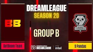 Dota2 - BetBoom Team vs 9 Pandas - Game 1 - DreamLeague Season 20 - Group B