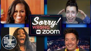 Michelle Obama and Jimmy Crash Random Zoom Meetings  The Tonight Show Starring Jimmy Fallon