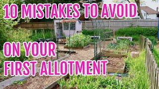 10 MISTAKES TO AVOID ON YOUR FIRST ALLOTMENT PLOT  ALLOTMENT GARDENING FOR BEGINNERS