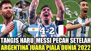 ARGENTINA JUARA  Hasil Argentina vs Prancis tadi malam Argentina juara piala dunia 2022