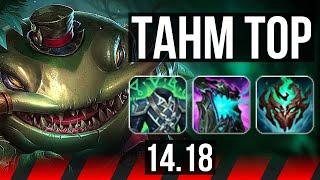 TAHM KENCH vs MORDEKAISER TOP  Rank 4 Tahm 917  EUNE Challenger  14.18