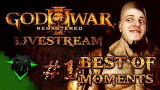 BEST OF GOD OF WAR 3 REMASTERED STREAM #1 - JACKIN IT - DAGames